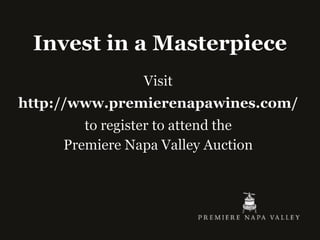 Premiere Napa Valley Auction