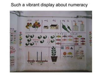 Such a vibrant display about numeracy 