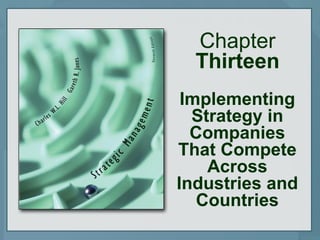 Chapter  Thirteen Implementing Strategy in Companies That Compete Across Industries and Countries 