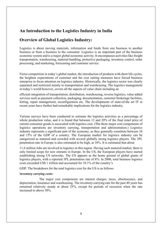 Logistics and Supply Chain Management | PDF