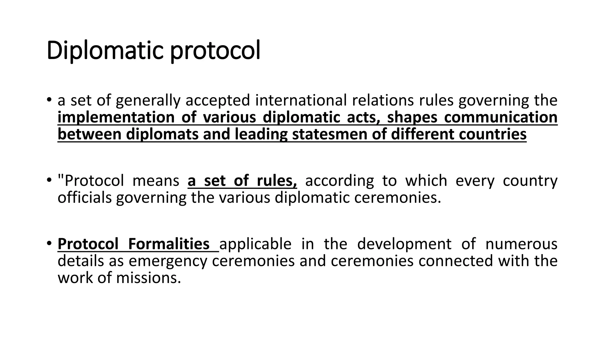 Protocol and Etiquette | PPTX