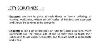 Protocol and Etiquette | PPTX