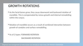 PRENATAL AND POSTNATAL GROWTH OF MANDIBLE original (1).pptx