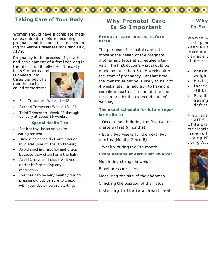 Prenatal brochure _2011-ff_-_health_power_for_minorities
