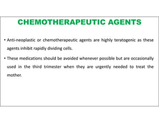 Fetal hydantoin syndrome is a characteristic pattern of mental and
physical birth defects that results from maternal use of the anti-
seizure (anticonvulsant) drug phenytoin (Dilantin) during
pregnancy.
 