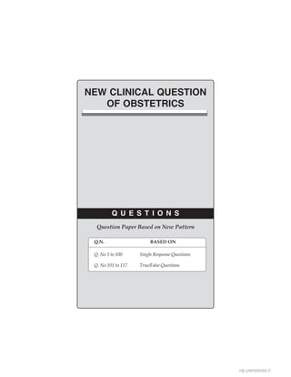 Pre neet ob&gyn quation | PDF
