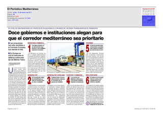 El Periódico Mediterráneo
Fecha: lunes, 10 de enero de 2011
Página: 44
Recorte en color
Porcentaje de ocupación: 51,52%
Valor: 1571,31€




Página 5 de 17                      Impreso el 12/01/2011 9:05:56
 