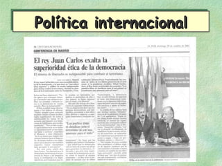 Política internacionalPolítica internacionalPolítica internacionalPolítica internacional
 