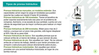 Prensa hidraulica | PPT