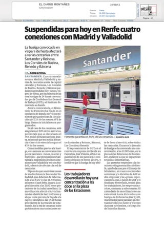 31/10/13

SANTANDER
Prensa: Diaria
Tirada:
36.689 Ejemplares
Difusión: 30.651 Ejemplares

Cód: 75779614

EL DIARIO MONTAÑES

Página: 41
Sección: ECONOMÍA

Valor: 1.692,00 €

Área (cm2): 353,3

Ocupación: 36,62 %

Documento: 1/1

Autor:

Núm. Lectores: 175000

 