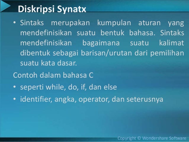 Prensentasi teknik kompilasi makalah syntax programming 