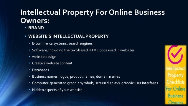 Get Intellectual Property Protection Slideshare Background