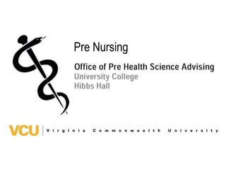 Pre Nursing
 