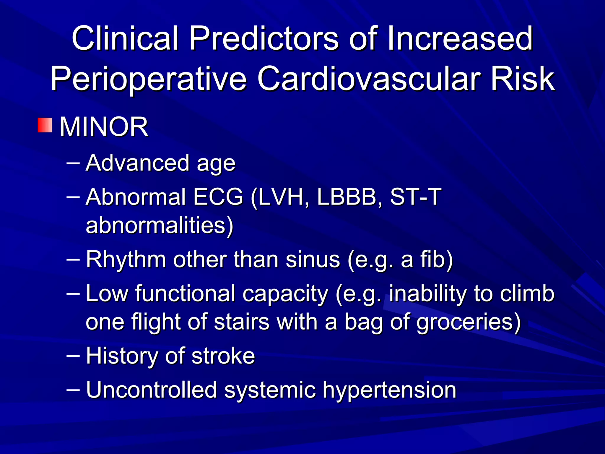Preoperative assessment | PPT