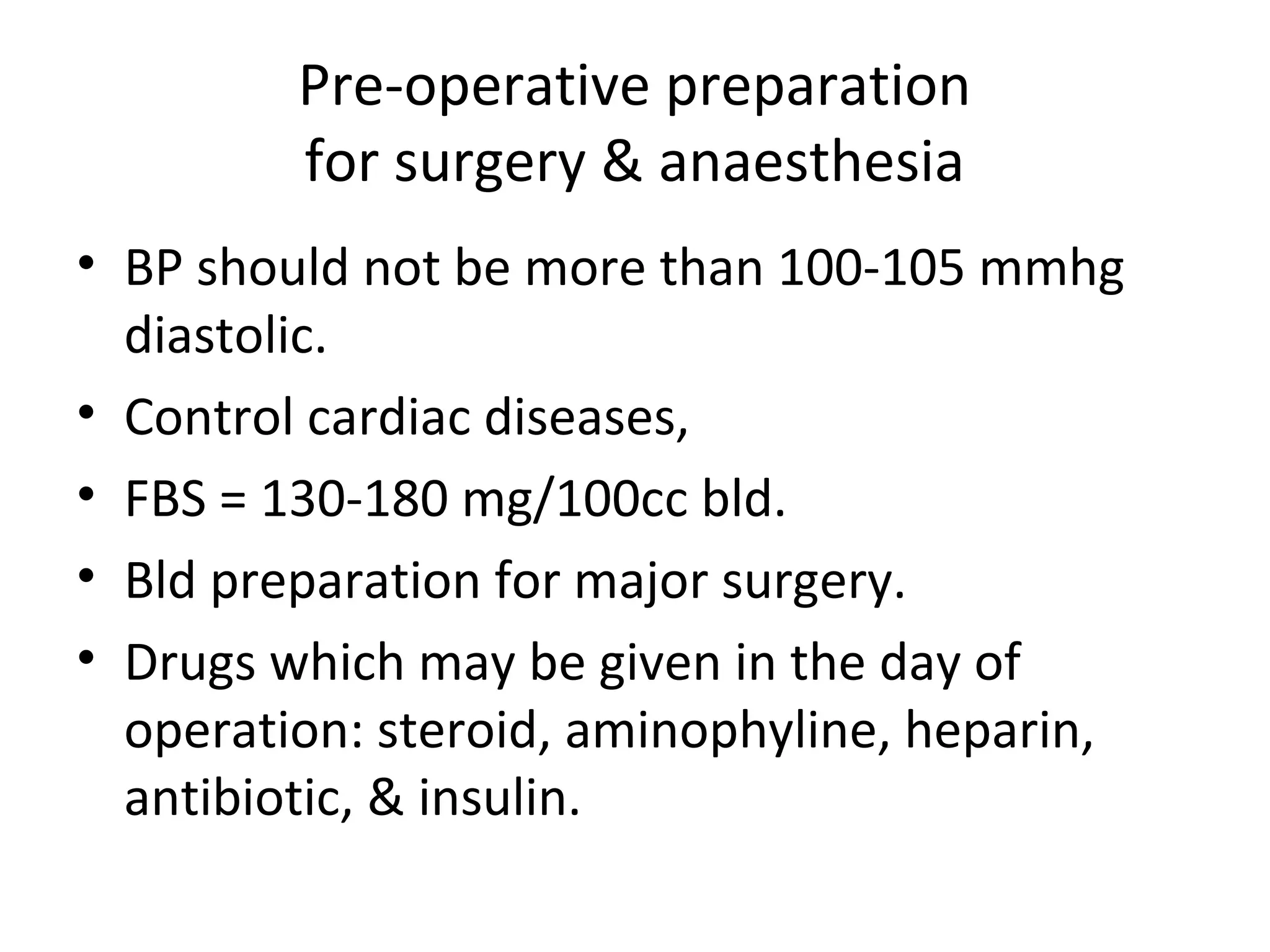 Preoperative and postoperative care | PPT