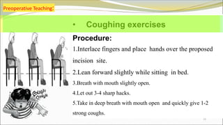 Preoperative and postoperative Nursing care(ayoub ) for presentation | PPT