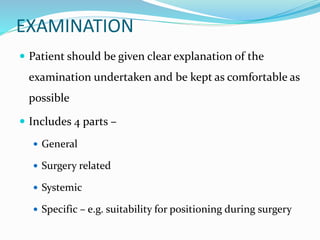 Preoperative assessment | PPTX