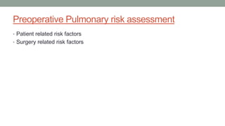 Preoperative Evaluation of a surgical patient | PPTX