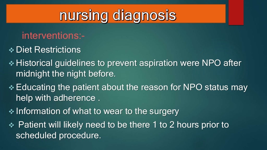 case study on preoperative nursing care