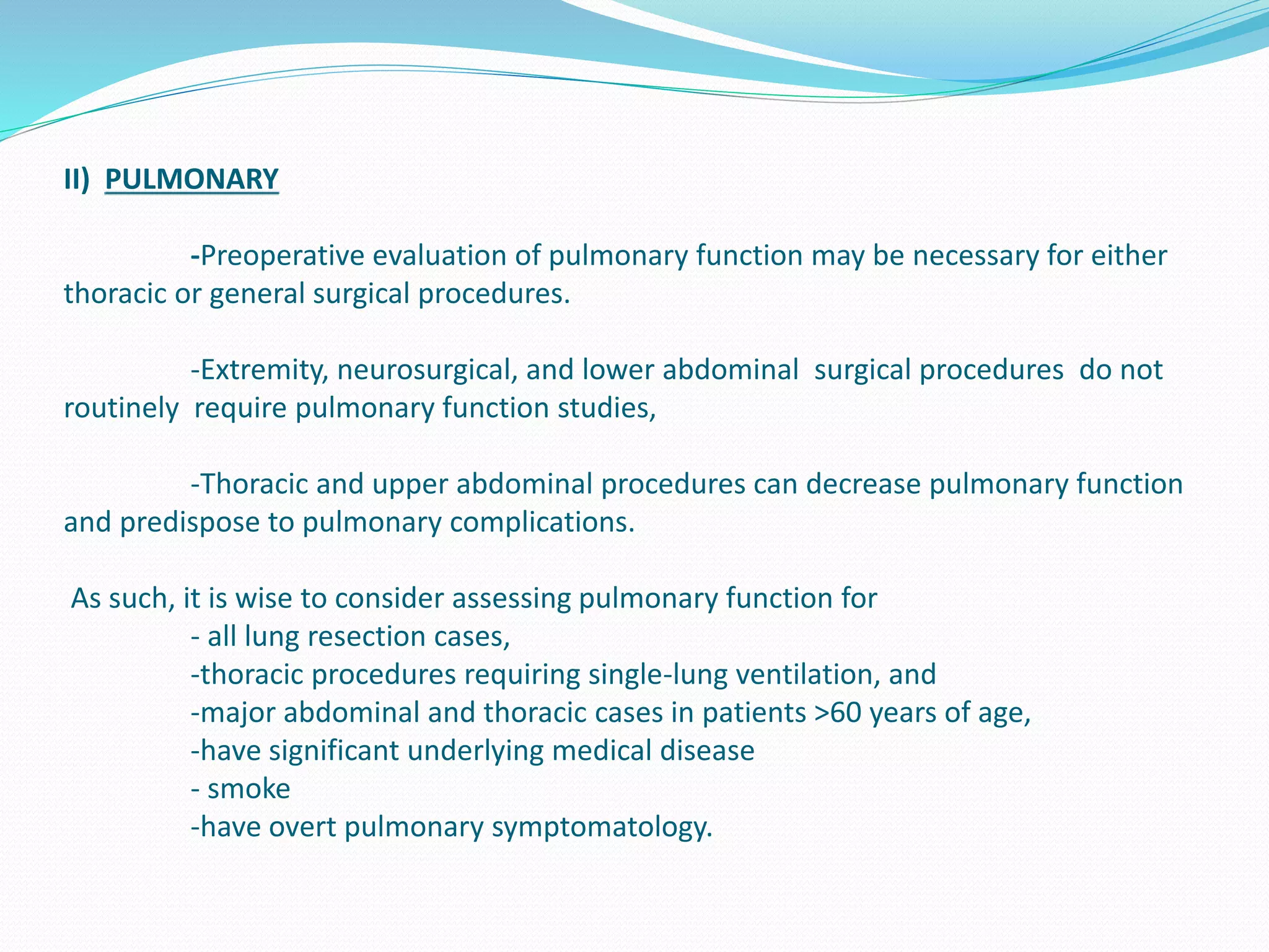 Preoperative preparation for surgery | PPTX