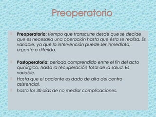 PREOPERATORIO | PPT