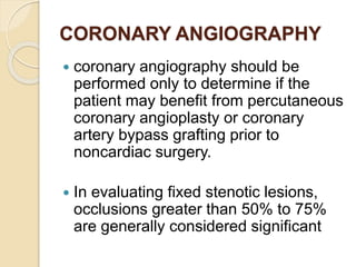 Clinical predictors of increased peri-
operative cardiovascular risk
 