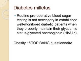 Recommendations for statin
therapy
 Class I : continue statin therapy during the
periop period of non cardiac surgery in
...