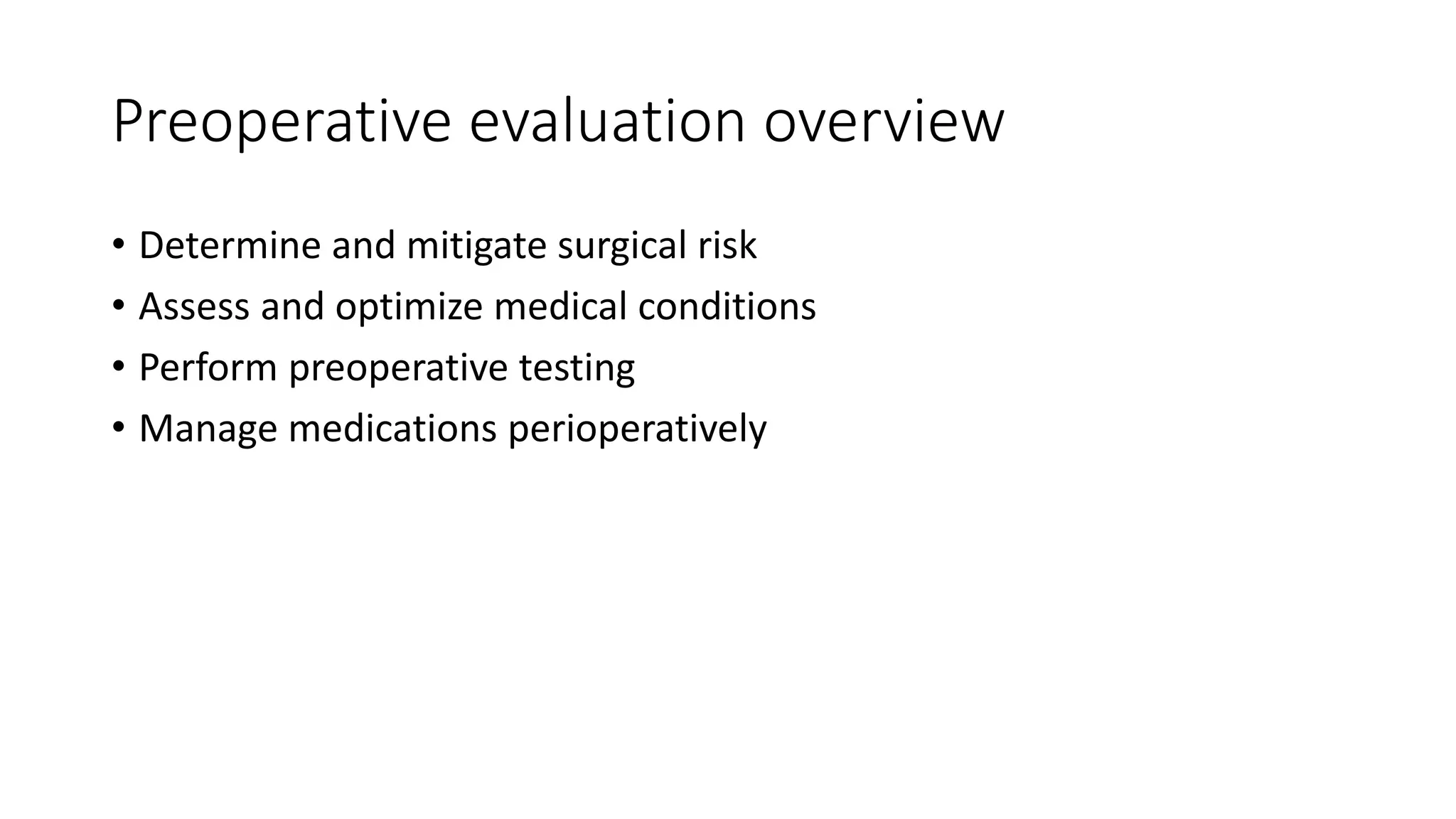 Preop pulmonary evaluation 4 16-15 | PPTX