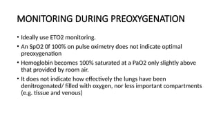 Pao2 Monitoring PREOXYGENATION PREOXYGENATION PREOXYGENATION | PPTX