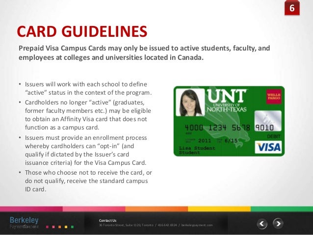 What is a Prepaid Visa Campus Card?