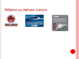 Prêmios da prepara cursos: 