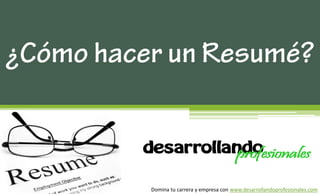 Domina tu carrera y empresa con www.desarrollandoprofesionales.com
 