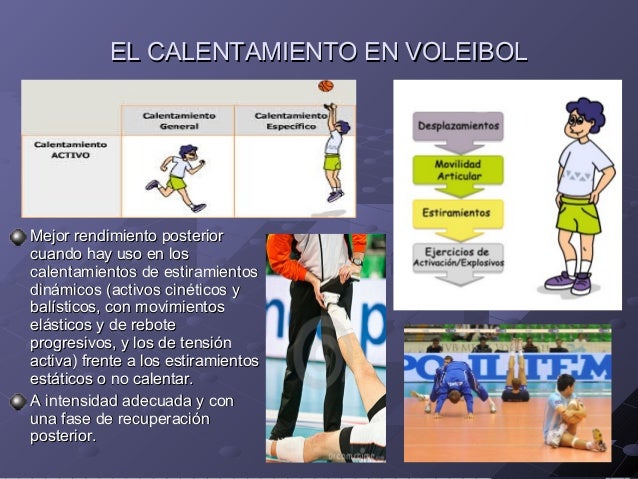 Ver imagen de origen Resultado de imagen de calentamiento específico de voleibol