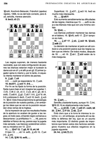 Preparacion creativa de aperturas