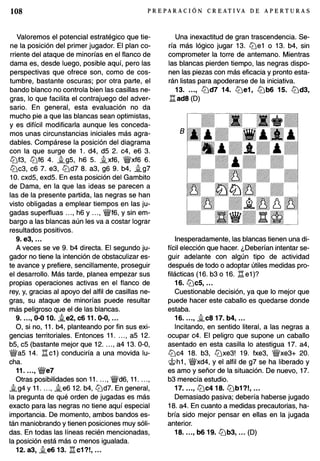 Preparacion creativa de aperturas