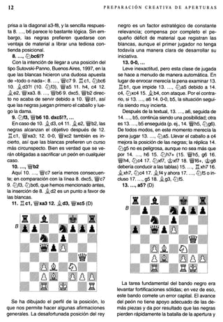 Preparacion creativa de aperturas