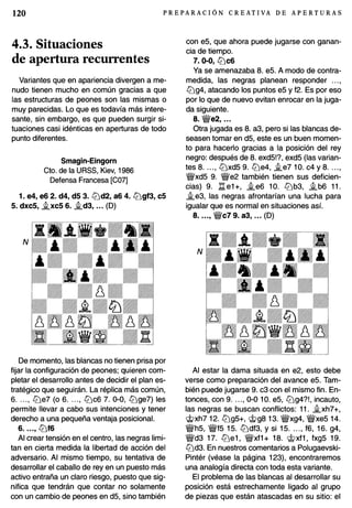 Preparacion creativa de aperturas