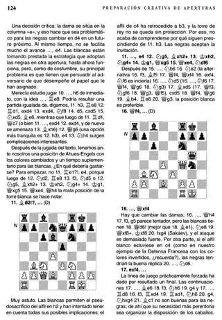 Preparacion creativa de aperturas