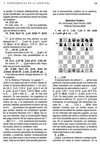 Preparacion creativa de aperturas