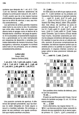 Preparacion creativa de aperturas