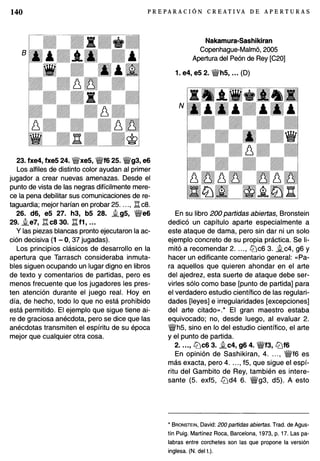 Preparacion creativa de aperturas
