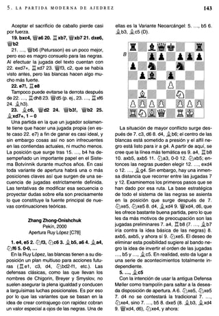 Preparacion creativa de aperturas