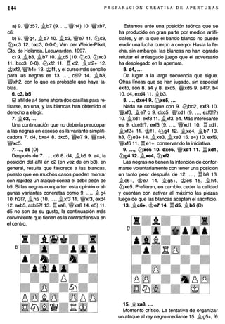 Preparacion creativa de aperturas