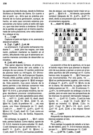 Preparacion creativa de aperturas