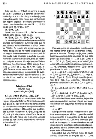 Preparacion creativa de aperturas