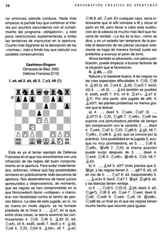 Preparacion creativa de aperturas