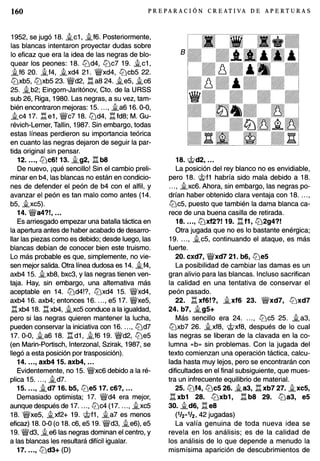 Preparacion creativa de aperturas