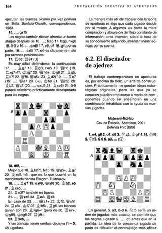 Preparacion creativa de aperturas