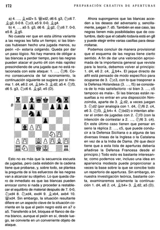 Preparacion creativa de aperturas