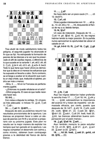 Preparacion creativa de aperturas